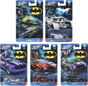Mattel - Hot Wheels 1:64 Silver Series Batman 10-Piece S Assortment (DC)
