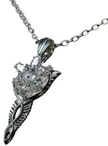 WETA Workshop - The Lord of the Rings Trilogy - Evenstar Pendant & Chain - Sterling Silver 