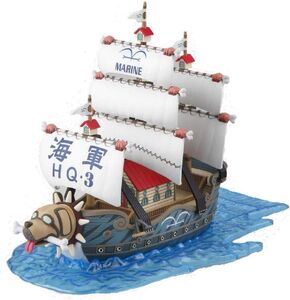 Bandai Hobby - One Piece - Grand Ship Collection - #8 Garp's Marine Ship Model Kit