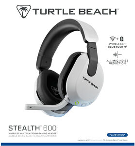 PlayStation 5 Accessory: Wireless Headset - Turtle Beach Stealth 600 Amplified Headset - White