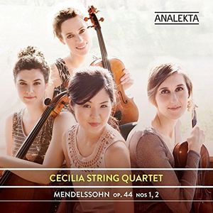 Mendelssohn Op. 44 Nos 1 2 , Cecilia String Quartet