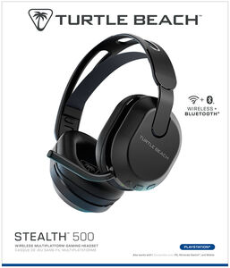PlayStation 5 Accessory: Wireless Headset - Turtle Beach Stealth 500 Amplified Headset - Black