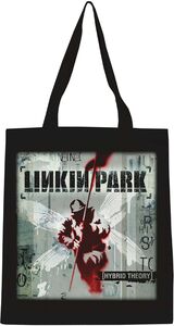 Rocksax-Linkin Park - Hybrid Theory Logo - Eco-Friendly Tote/Double Handle Bag Black