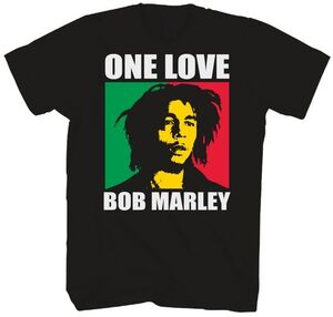 Bob Marley - One Love T-Shirt - Large Black ZRBM0675A3 