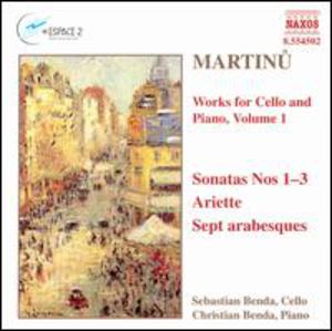 Works Vc/ Pno-Vol. 1 , B. Martinu