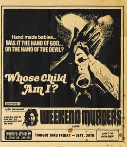 Whose Child Am I? /  Weekend Murders (Drive-in Double Feature #18)