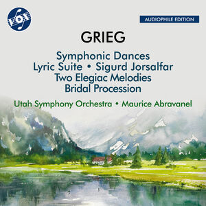 Grieg: Symphonic Dances, Op. 64; Bridal Procession Passes By, Op. 19; Sigurd Jorsalfar, Op. 56; Two Elegiac Melodies for String Orchestra, Op. 34; Lyric Suite, Op. 54