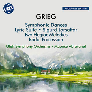 Grieg: Symphonic Dances, Op. 64; Bridal Procession Passes By, Op. 19; Sigurd Jorsalfar, Op. 56; Two Elegiac Melodies for String Orchestra, Op. 34; Lyric Suite, Op. 54 , Utah Symphony Orchestra