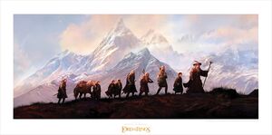 WETA Workshop - The Lord of the Rings Trilogy - The Fellowship of the Ring: 20th Anniversary Art Print