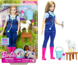 BARBIE CAREER PLAYSET FARM VET