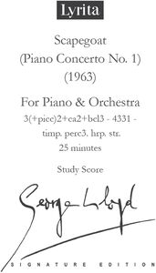 Piano Concerto No. 1 Scapegoat Study Score