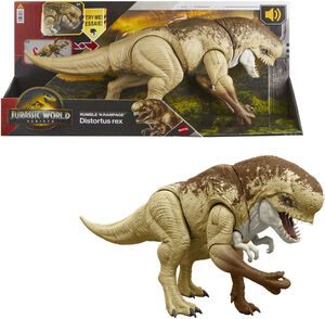 Mattel - Jurassic World: Rebirth Rumble 'N Rampage Distortus Rex