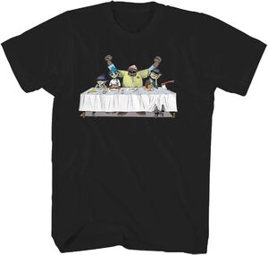 Gorillaz - Dinner Table T-Shirt - XL Black 24GRZ013A4