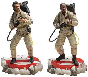 Ghostbusters - 1/ 8 Scale Resin Statue Twin Pack -  Peter Venkman & Winston Zeddemore 