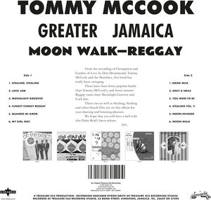 Greater Jamaica Moon Walk - Reggay , Tommy McCook