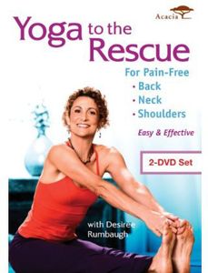 Yoga To The Rescue For Pain Free Back Neck & Shoulders [2-Pack]