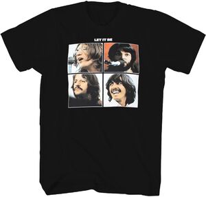 Beatles - Let It Be T-Shirt - Large Black 2061102205 