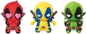 Monogram - Deadpool (Multi Color) - 3D Foam Figural Bag Clip - Limited Edition 3pc Collector’s Set