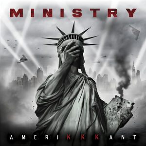 Amerikkkant - Grey W/  Black & White Splatter