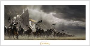 WETA Workshop - The Lord of the Rings Trilogy - Faramir's Charge Art Print