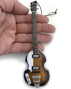 Axe Heaven Paul McCartney Fab Four 1962 Hofner 500/1 Violin Bass 6 Inch Mini Bass Guitar Holiday Ornament PM-80025