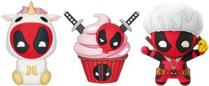 Monogram - Deadpool - 3D Foam Figural Bag Clip - Limited Edition 3pc Collector’s Set