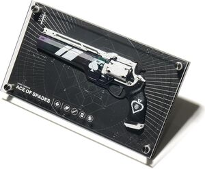 Numskull - Destiny - Exotic Armory Collection - ‘Ace of Spades’ Replica Plaque