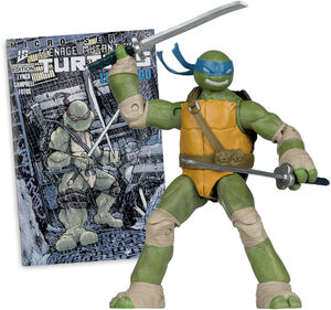 McFarlane Toys - Teenage Mutant Ninja Turtles - Page Punchers - Leonardo 5" Action Figure with Comic (TMNT)