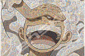 Ensky 1000-595 One Piece Gear Five Mosaic Art Puzzle