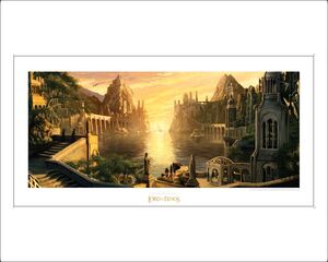 WETA Workshop - The Lord of the Rings Trilogy - The Grey Havens Art Print 