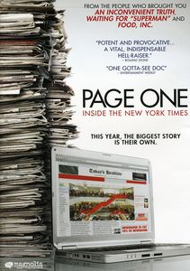 Page One: Inside the New York Times , Michael Hirschorn