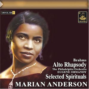 Alto Rhapsody for Contralto , Marian Anderson