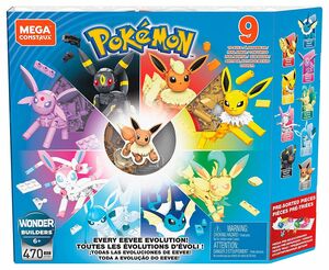 MEGA BLOKS - Pokemon: Every Eevee Eevolution Pack, 470 Piece Building Toy Set