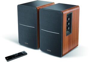 Edifier R1280DBs Bluetooth 5.0 Wireless Desktop/ Bookshelf Speakers -42 Watts (Brown) 