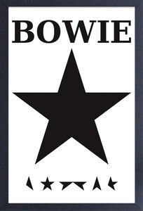 David Bowie - Blackstar - 11x17 Framed Print With Gel-Coat 