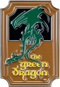 WETA Workshop - The Lord of the Rings Trilogy - The Green Dragon Enamel Magnet 