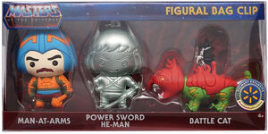 Monogram - Masters of the Universe Heroes (MOTU) - 3D Foam Figural Bag Clip – Limited Edition 3pc Collector’s Set
