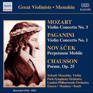 VN Con 3 , Yehudi Menuhin