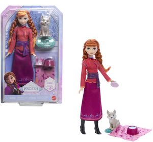 Mattel - Disney Frozen Anna Doll & Wolf Cub Set