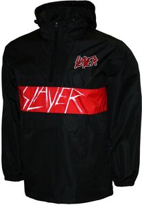 Slayer - Pentacle - Water Resistant Pullover Anorak - Medium Black M1910SLRA2 