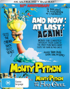 Monty Python & The Holy Grail - All-Region UHD Steelbook with Blu-Ray [Import]