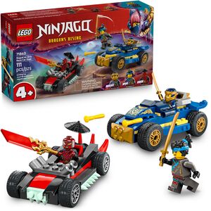 LEGO® NINJAGO® Rogue vs. Drix Race Car Duel 71840
