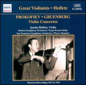 Plays Prokofiev/ Gruenberg , Jascha Heifetz