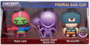 Monogram - Masters of the Universe Villians (MOTU) - 3D Foam Figural Bag Clip – Limited Edition 3pc Collector’s Set