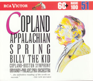 Appalachian Spring /  Billy the Kid , A. Copland