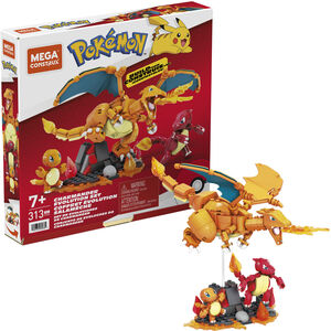 MEGA BLOKS - Pokemon: Charmander Evolution Set, 300 Piece Building Toy Set 