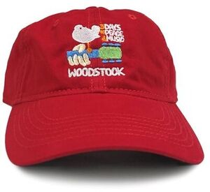 Woodstock - Logo - Unstructured Hat - Red