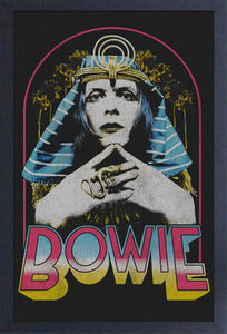 David Bowie - Egyptian Style - 11x17 Framed Print With Gel-Coat 