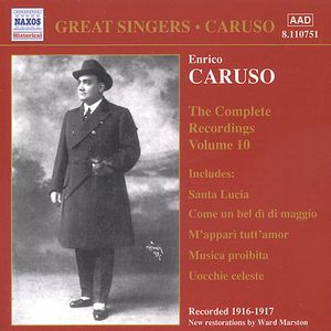 Sings Faure/ Caruso/ Tchaikovsky/ Godard/ & , Enrico Caruso