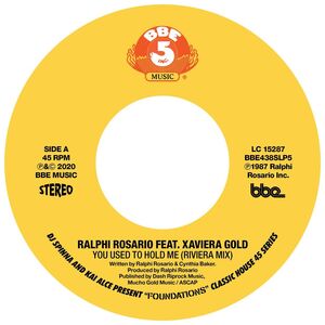 Dj Spinna & Kai Alce Present: Foundations - Classic House 45 Series  Part 5: Ralphi Rosario Ft Xaviera Gold - You Used To Hold Me